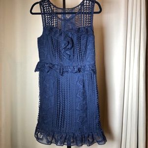 Romeo +Juliet Blue Lace Dress Size M